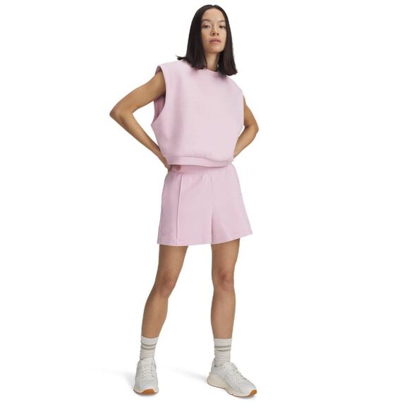 Under Armour Womens/Ladies Unstoppable Fleece Shorts / Pink